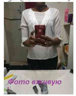 Жіноча блузка з довгим рукавом білий Київ