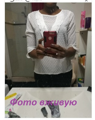 Жіноча блузка з довгим рукавом білий Київ - фото 4