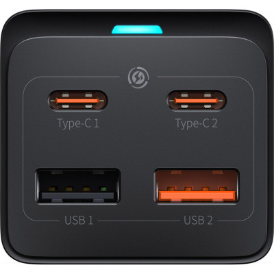 Зарядное устройство Baseus AC + 2xUSB-C 65W + 2xUSB black (PSZM000901) Винница - изображение 9