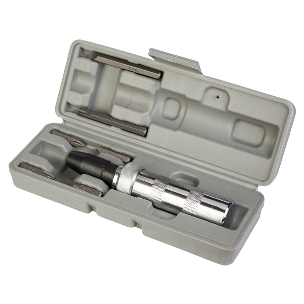 Отвертка ударно-поворотная с битами 8шт CRV (пластик кейс) SIGMA (4004011) Киев - изображение 1