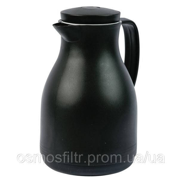 Термос Axentia 1 л з кнопкой чёрный (135290) Киев - изображение 4