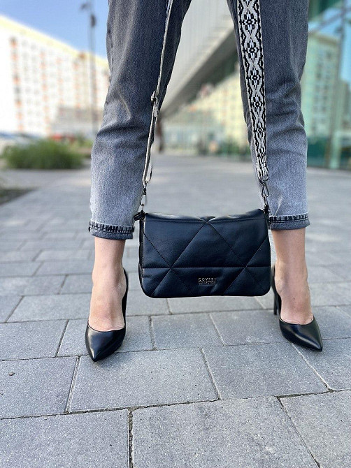 Kamengsi Туфлі жіночі Kamengsi чорні еко-шкіра каблук 11см розміри 36-39 (5232) Коломия - фото 7