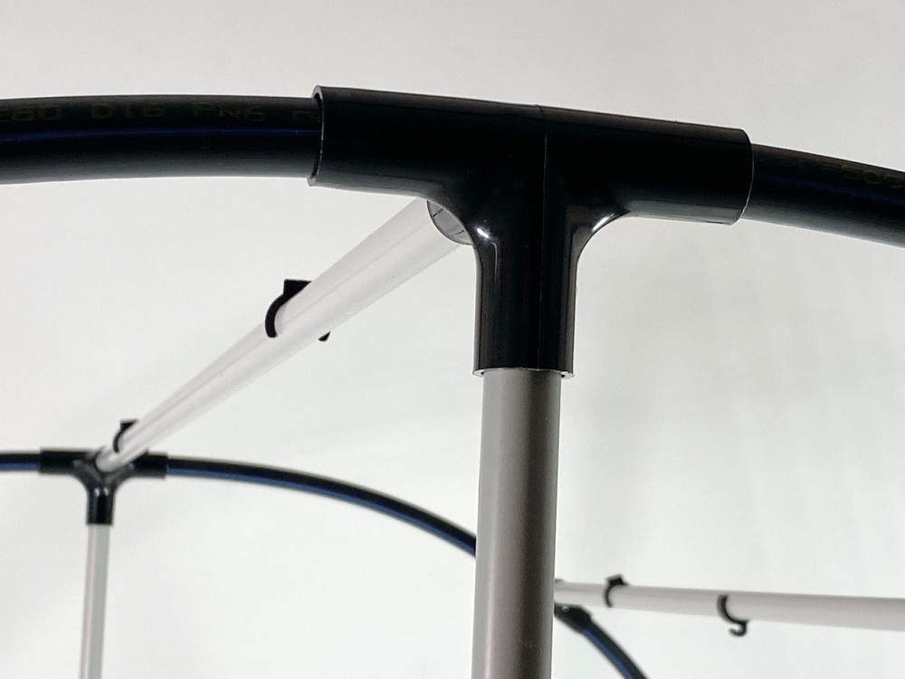 Садова опора для міні-парника Chalet. Легкий каркас для міні-теплиці на дачі. Об'ємна система для пі Бориспіль - фото 9