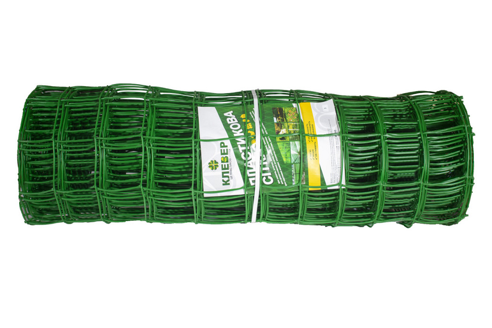 Сетка 95*85 пластмассовая 1.0х20 м (зеленая) квадрат Днепр - изображение 4