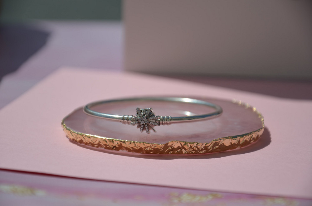 Серебряный браслет для шармов Пандора -бэнглФейерверк 597763CZMasterSem Киев - изображение 2