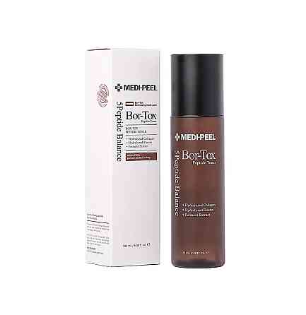 Омолаживающий тонер для кожи лица с эффектом ботокса с пептидным комплексом и волюфилином Bor-Tox Medi-Peel 180 мл Киев