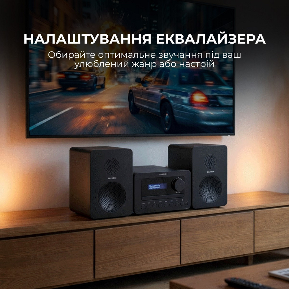 Мікросистема Sharp Micro Sound System Black (XL-B520D(BK)) ( 11766 ) Харьков - изображение 6