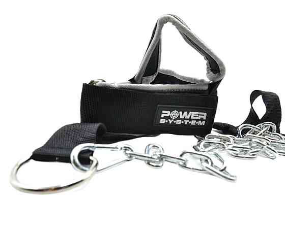Тяга для шиї Power System PS-4039 Head Harness Black/Blue Каменское