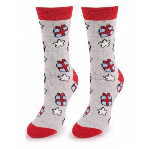 Носки женские MARILYN ANGORA One Size Снеговик Киев - изображение 5