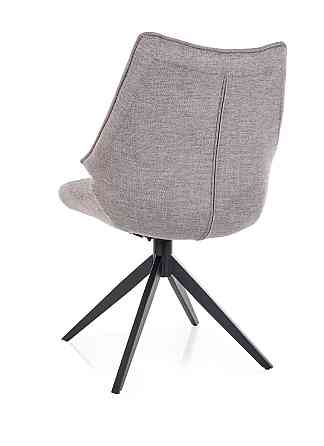 Стілець CODA BREGO чорний каркас/сірий 07 Киев