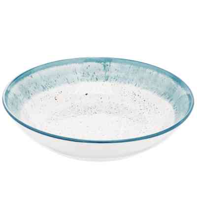 Тарілка Ardesto Siena, 20см, порцеляна, біло-блакитний (AR2920SWB) Вінниця