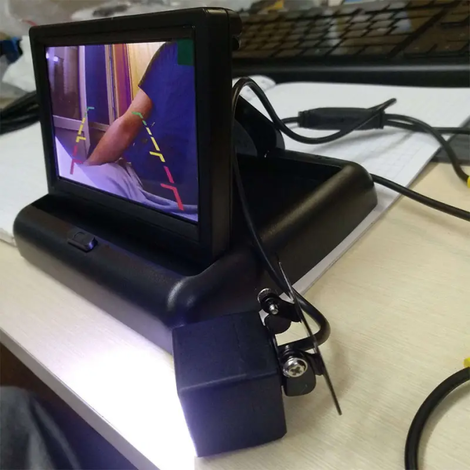 Автомобильный дисплей DS-4k экран 4.3'' с камерой заднего вида (Черный) Винница - изображение 9
