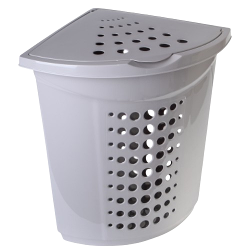 Кошик для білизни 45л кутовий какао Алеана Житомир