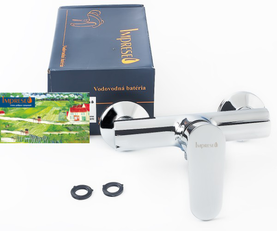 Змішувач для душу Imprese LESNA, хром, 15070 Київ