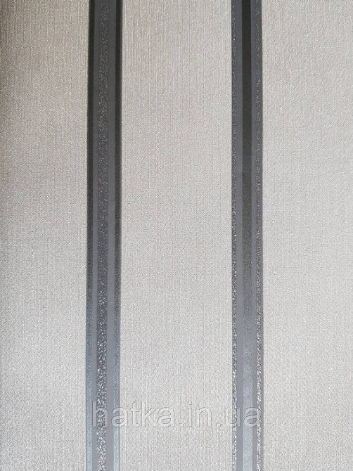 Шпалери вінілові на флізелін метрові Marburg Kingdom 31524 сірі смуги чорні темно сірі Київ - фото 1