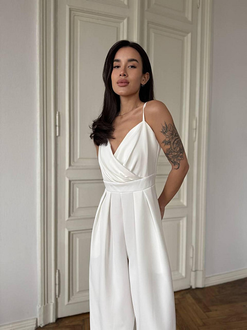 Жіночий стильний елегантний комбінезон костюмка преміум якості Одеса - фото 8