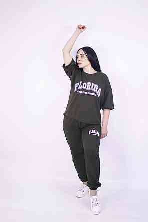 Жіночий літній спортивний костюм Хакі XL-2XL Харків