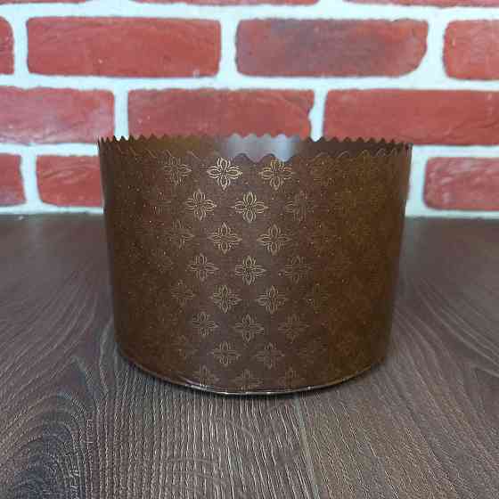 Форма для пасок 1 кг d178×h110 мм Серія Італія паперова, 50 шт, для випікання Великодня Харків