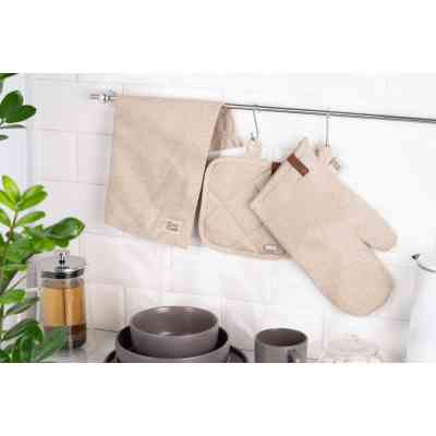 Кухонна прихватка Ardesto Oliver бежевий 20х20см, 100% бавовна (ART04OB) Вінниця