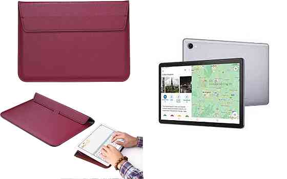 Чохол-конверт VitoCase для Cubot TAB 10, з функцією підставки для планшета Бордовий Київ