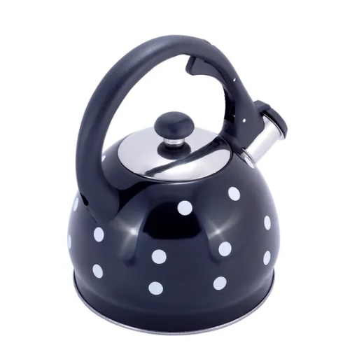 Чайник 2л нержавіюча сталь зі свистком з нейлоновою ручкою 1070BL KAMILLE Житомир - изображение 6