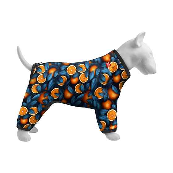 Вітровка для собак WAUDOG Clothes, малюнок "Апельсини", S32, В 47-50 см, С 35-38 см Коломыя