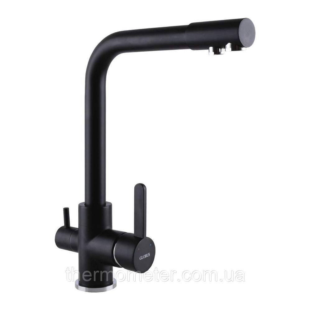 Смеситель для кухни под осмос Globus Lux LAZER GLLR-0444-10-BB Киев - изображение 3