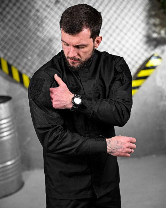 Тактический костюм уставной ENDER черный полиция  ДЛ6225 Одесса - изображение 10