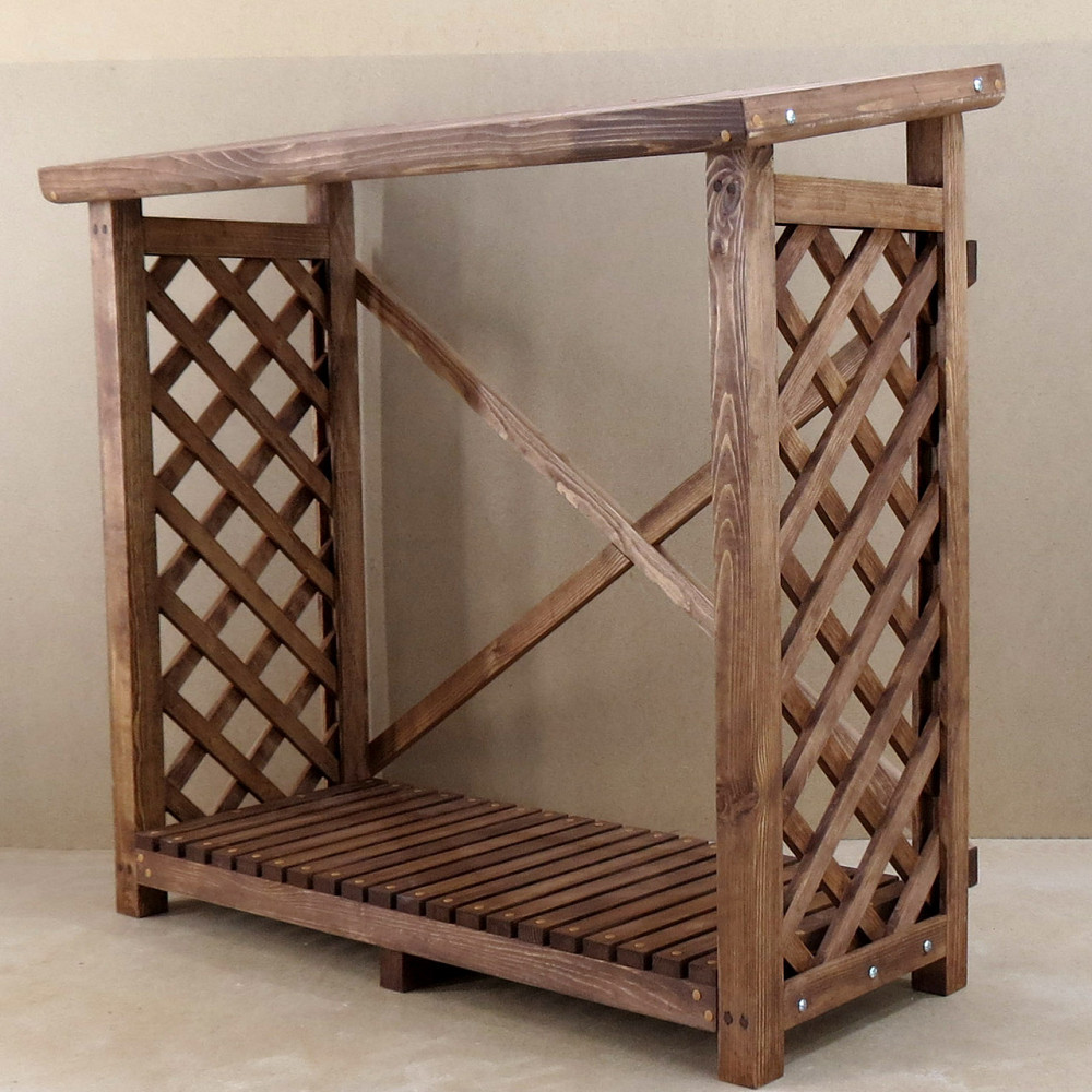 Дровница деревянная 