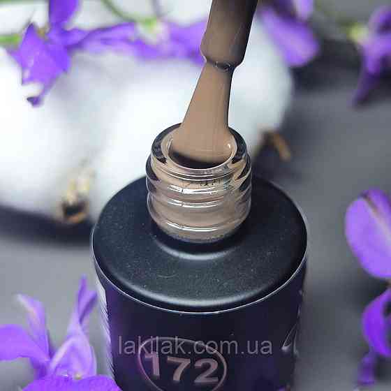 Гель-лак для нігтів Bee Nails 172 (оливково-коричневий) 8мл Херсон