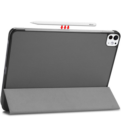Чехол для планшета BeCover Smart Case Apple iPad Pro 11" M4 2024 Grey (711625) Винница - изображение 2