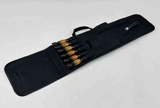 Набір шампурів у м'якому чохлі з міцного матеріалу приМЕР HAPPY DAYS для шашлику Подарунковий набір шампурів Тернопіль