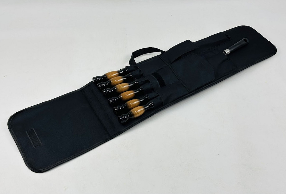 Набір шампурів у м'якому чохлі з міцного матеріалу приМЕР HAPPY DAYS для шашлику Подарунковий набір шампурів Тернопіль - фото 3