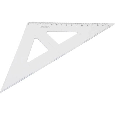 Линейка Koh-i-Noor Треугольник 45/177, бесцветный (744150) Винница - изображение 3