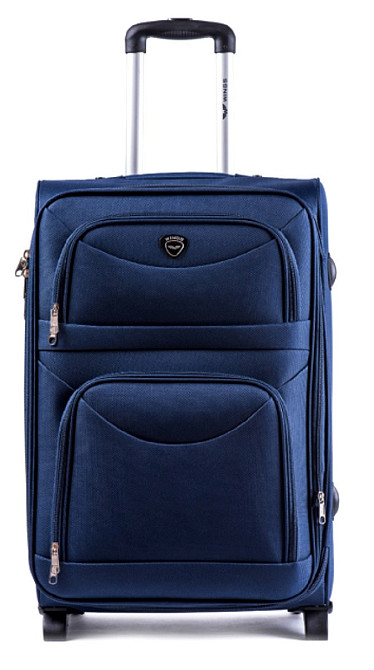 Чемодан тканевый WINGS малый темно-синий 53 см Киев - изображение 1
