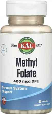 Метилфолат (фолиевая ктслота) KAL Methyl Folate 400mcg 90 tabs Киев