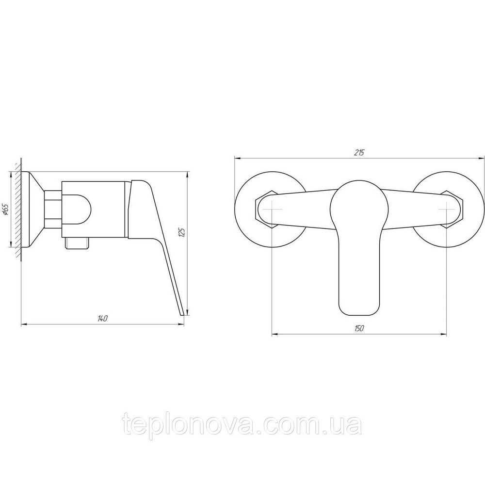 Змішувач для душу Globus Lux Koln GLK-0105N Чернівці - фото 5