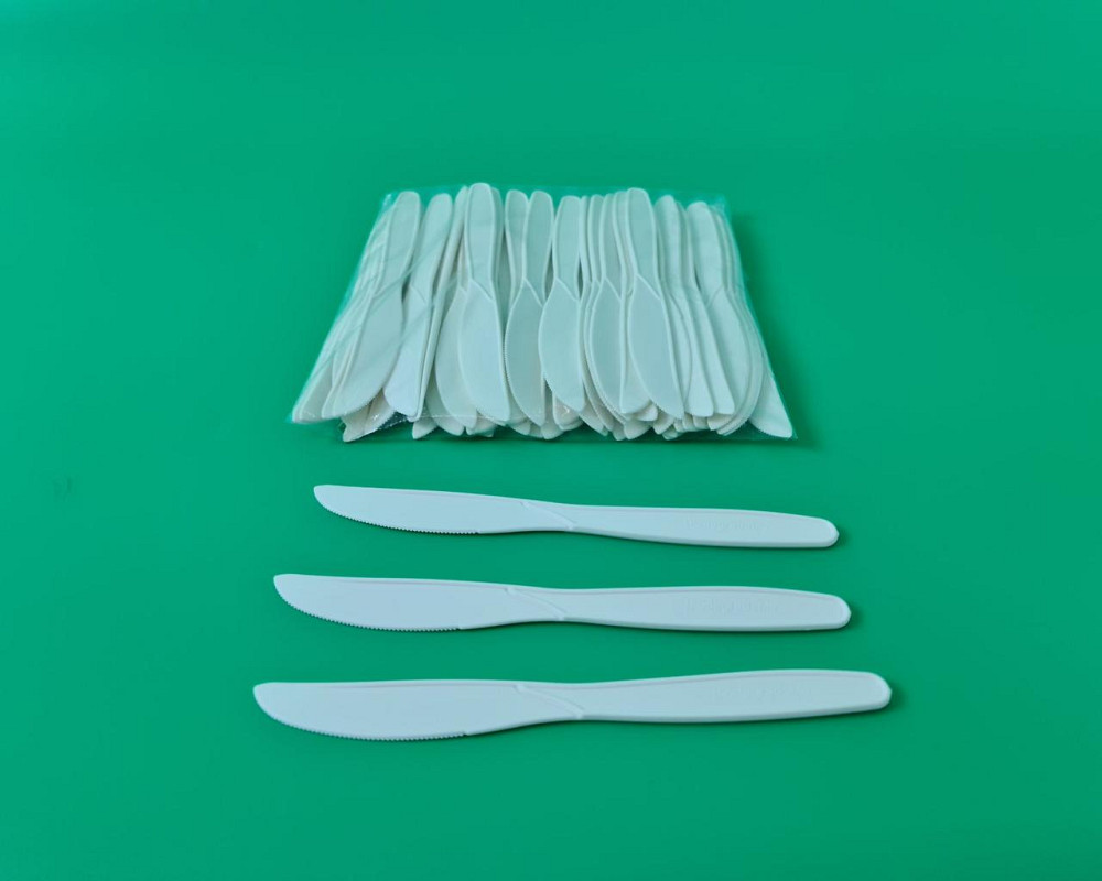 Ніж біорозкладний 189 мм (кукурудзяний крохмаль) (50 шт.) Харків - фото 1