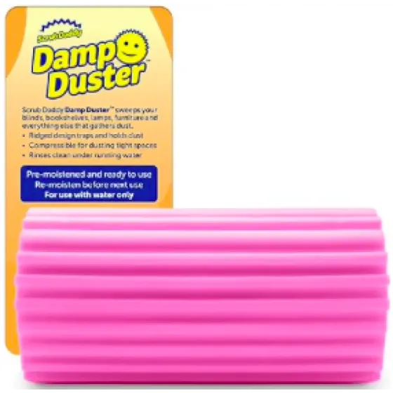 Губка для чищення будь-яких поверхонь Damp Duster, Scrub Daddy Львів