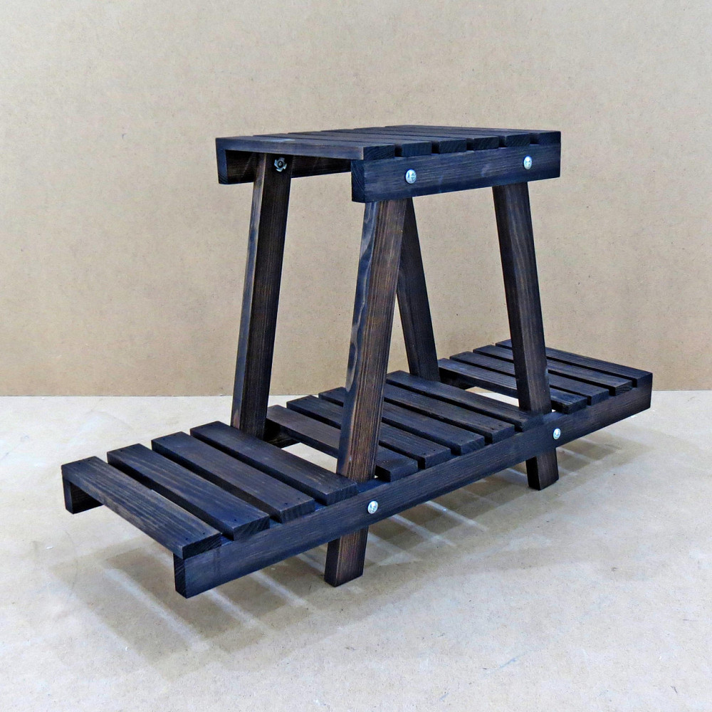 Підставка для квітів "Труа" венге Миколаїв - фото 2