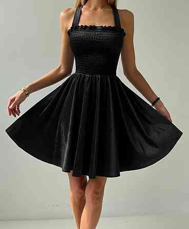 Женское элегантное праздничное бархатное платье Черный, 46/48 Одесса