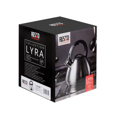 Чайник Resto Lyra 2.7 л Сталевий (90603) Вінниця - фото 3