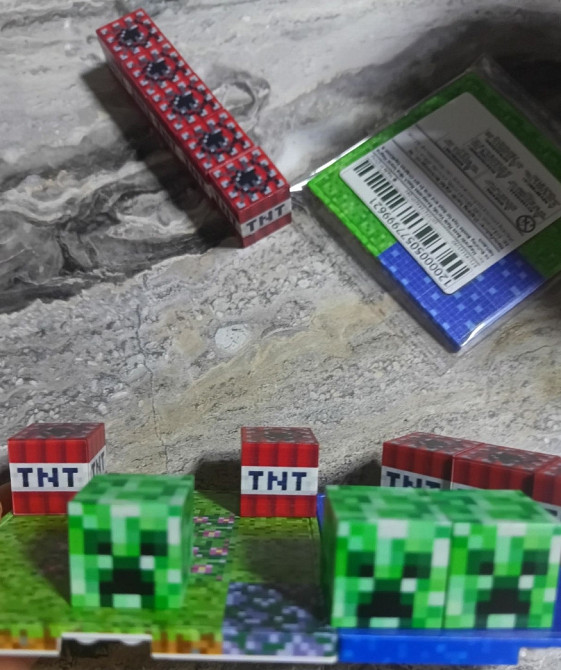 Магнитный конструктор майнкрафт 200шт в ТНТ боксе. Харьков - изображение 8