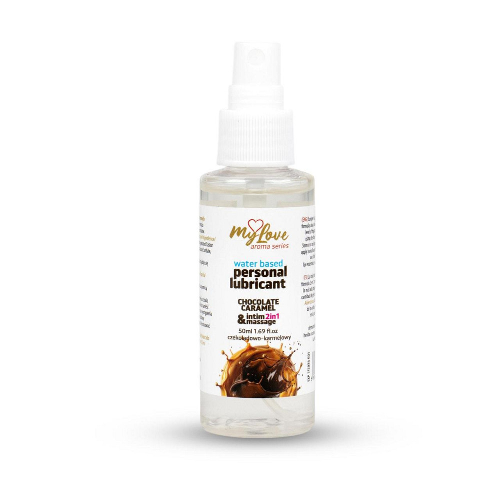 2в1 лубрикант та масажний гель - MyLove Aroma Series Intim&Massage Chocolate Caramel, 50 мл Sex Aura Київ - фото 1