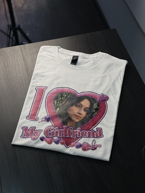 Футболка - "I love my girlfriend" з власним фото Чернівці - фото 2