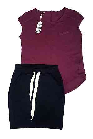 Костюм женский летний Jasmin,трикотаж футболка+ юбка Киев