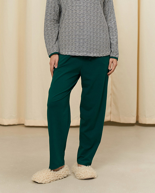 Женский комплект с однотонными штанами - Good morning Nicoletta 96903 XL Киев - изображение 3