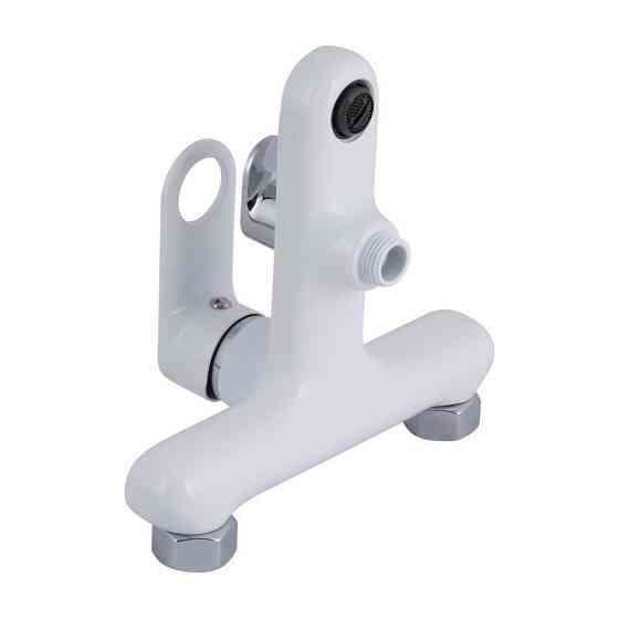 Змішувач для ванни з душовим гарнітуром Qtap Jay QTJAY259CRW45553 Chrome/White Харків