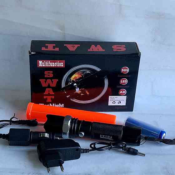 Потужний універсальний ліхтарик Bailong, Тактичні ліхтарі акумуляторні, Надпотужний ліхтар лід HU-24 Львів