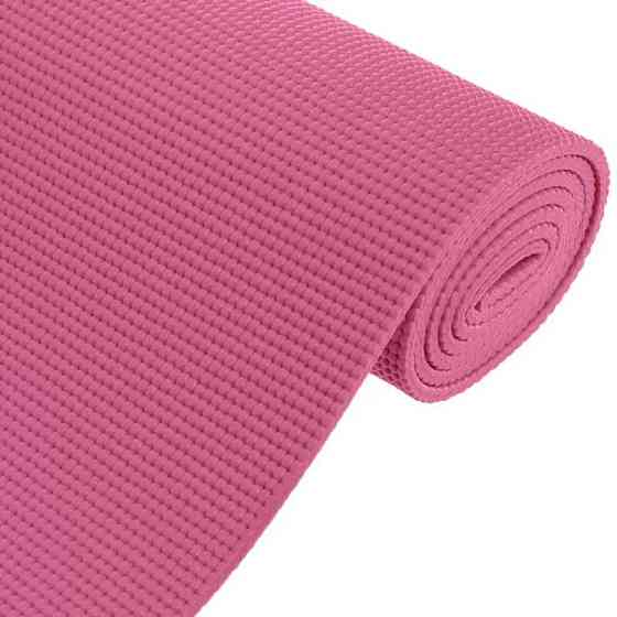 Килимок для йоги та фітнесу Power System PS-4014 PVC Fitness Yoga Mat Pink (173x61x0.6) Кам'янське